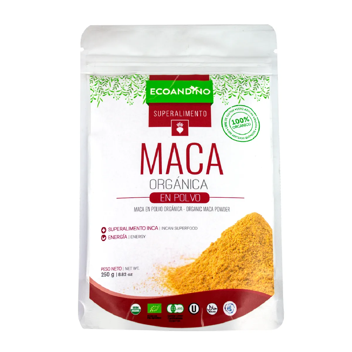 maca organica en polvo ecoandino