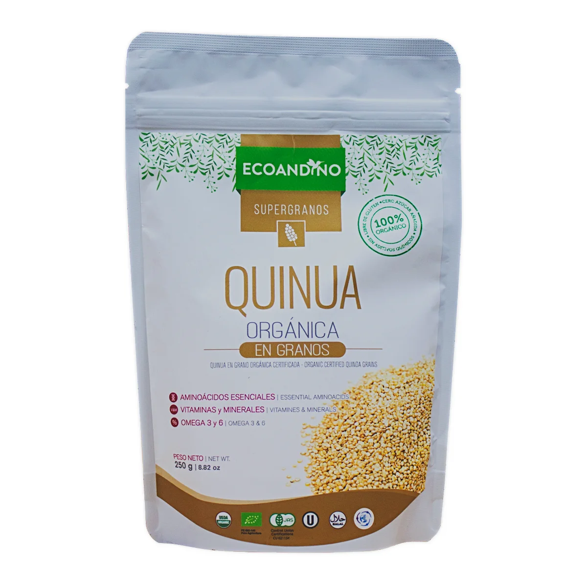 quinua organica en grqanos ecoandino
