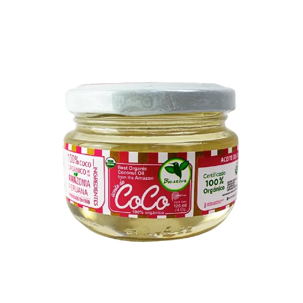 aceite de coco 120ml bioselva aceite de coco