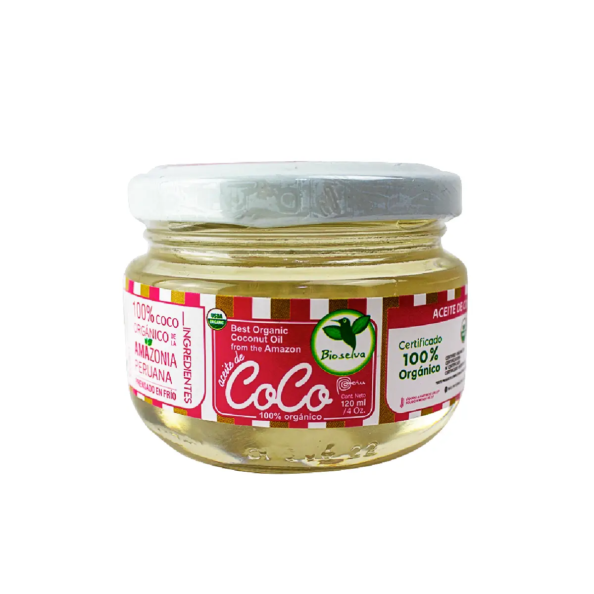 aceite de coco 120ml bioselva