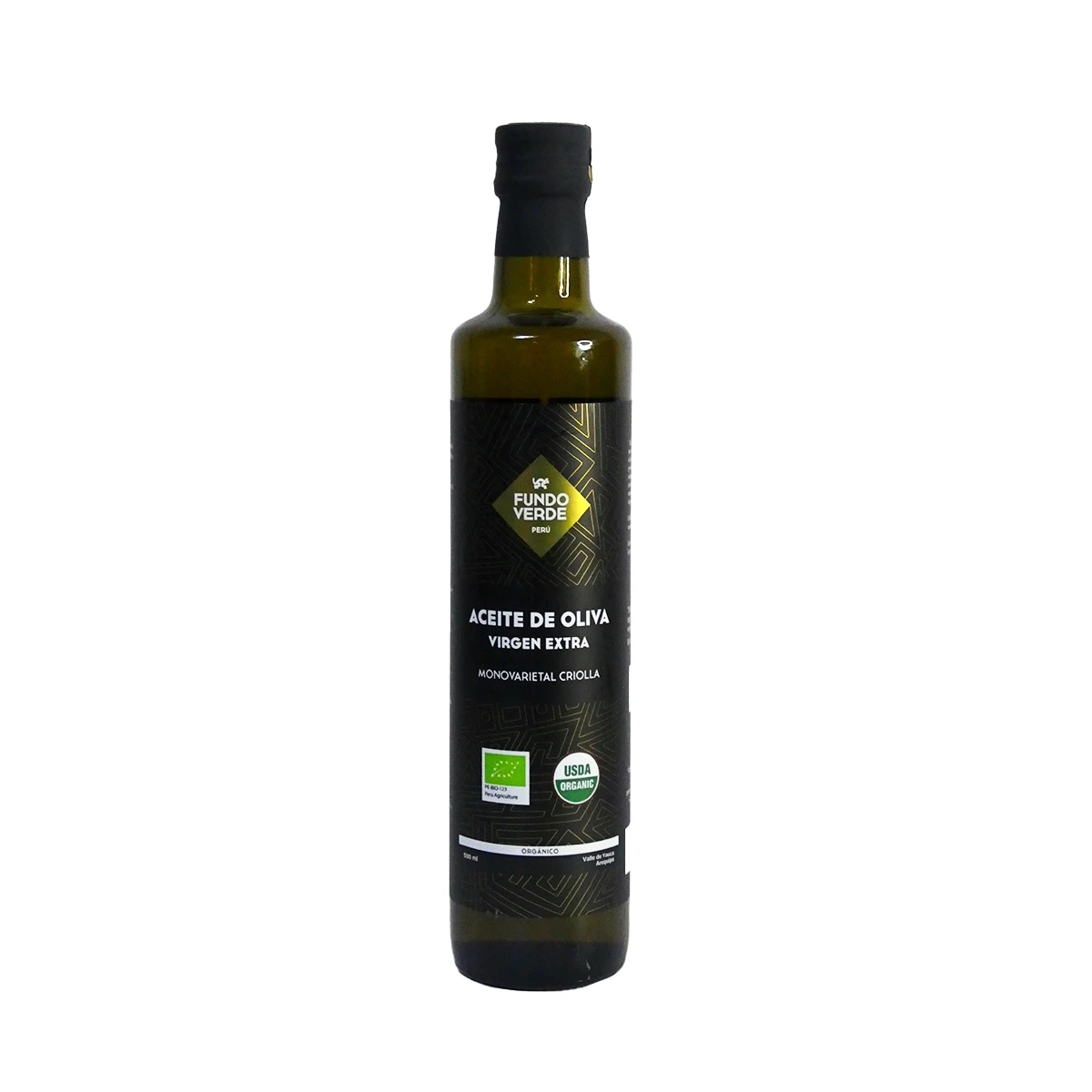 aceite de oliva 500ml fundo verde