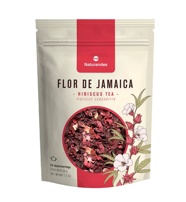 Flor de Jamaica 50gr naturandes - Nuna Orgánica