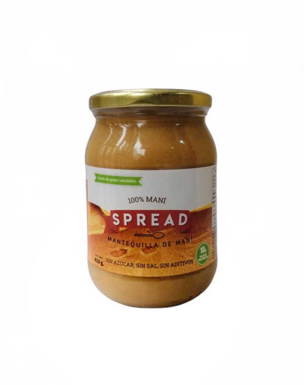 mantequilla de maní 410 gr spreadd