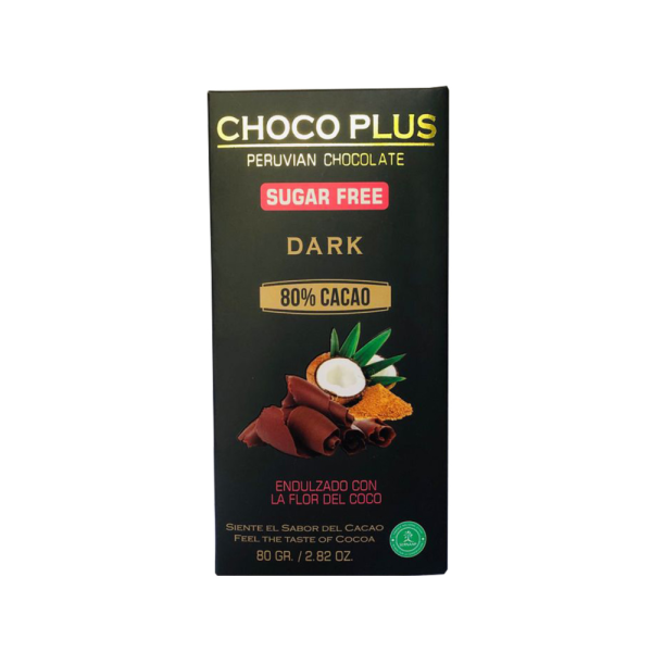 Barra Dark 80% 80gr choco Plus