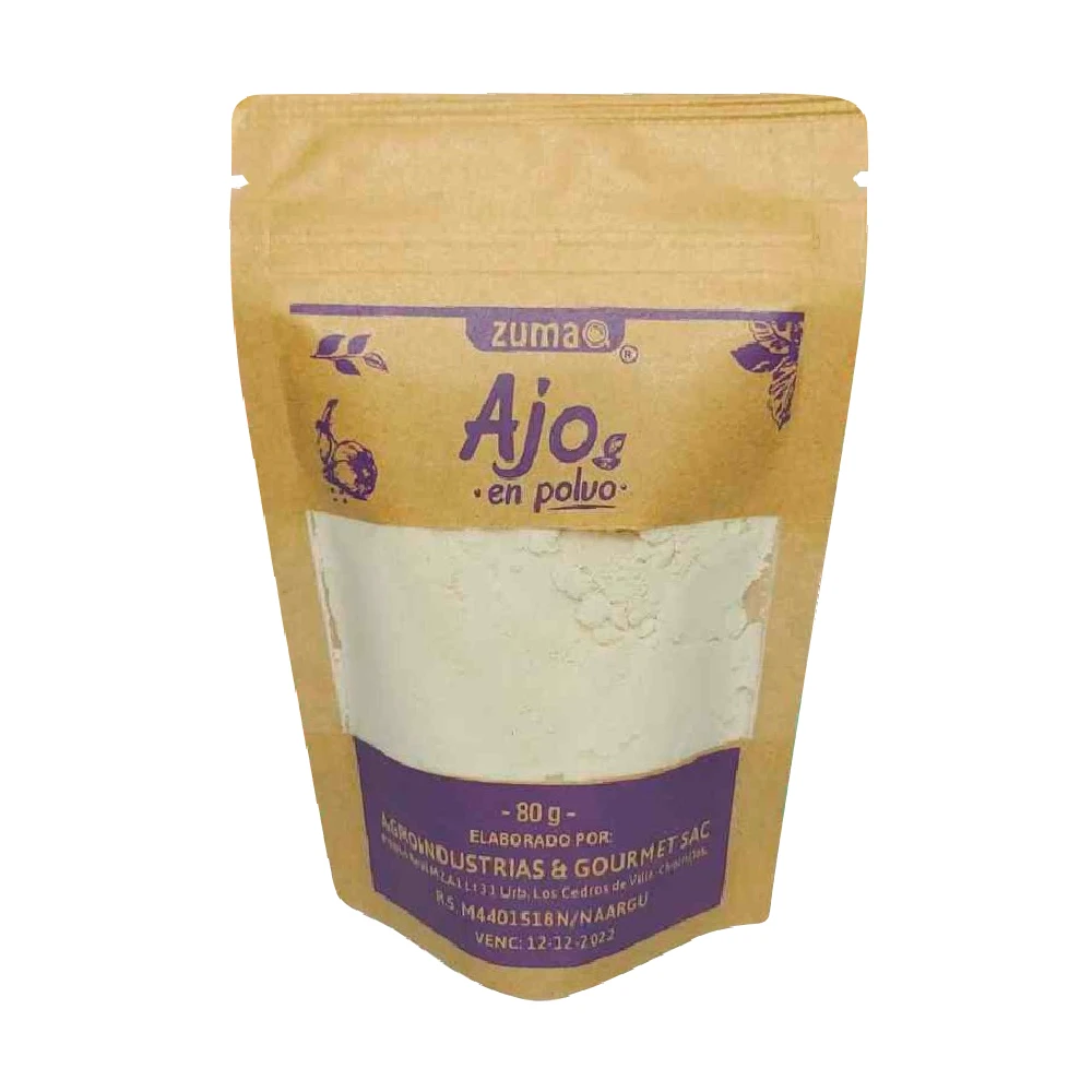 ajo en polvo 80gr zuma