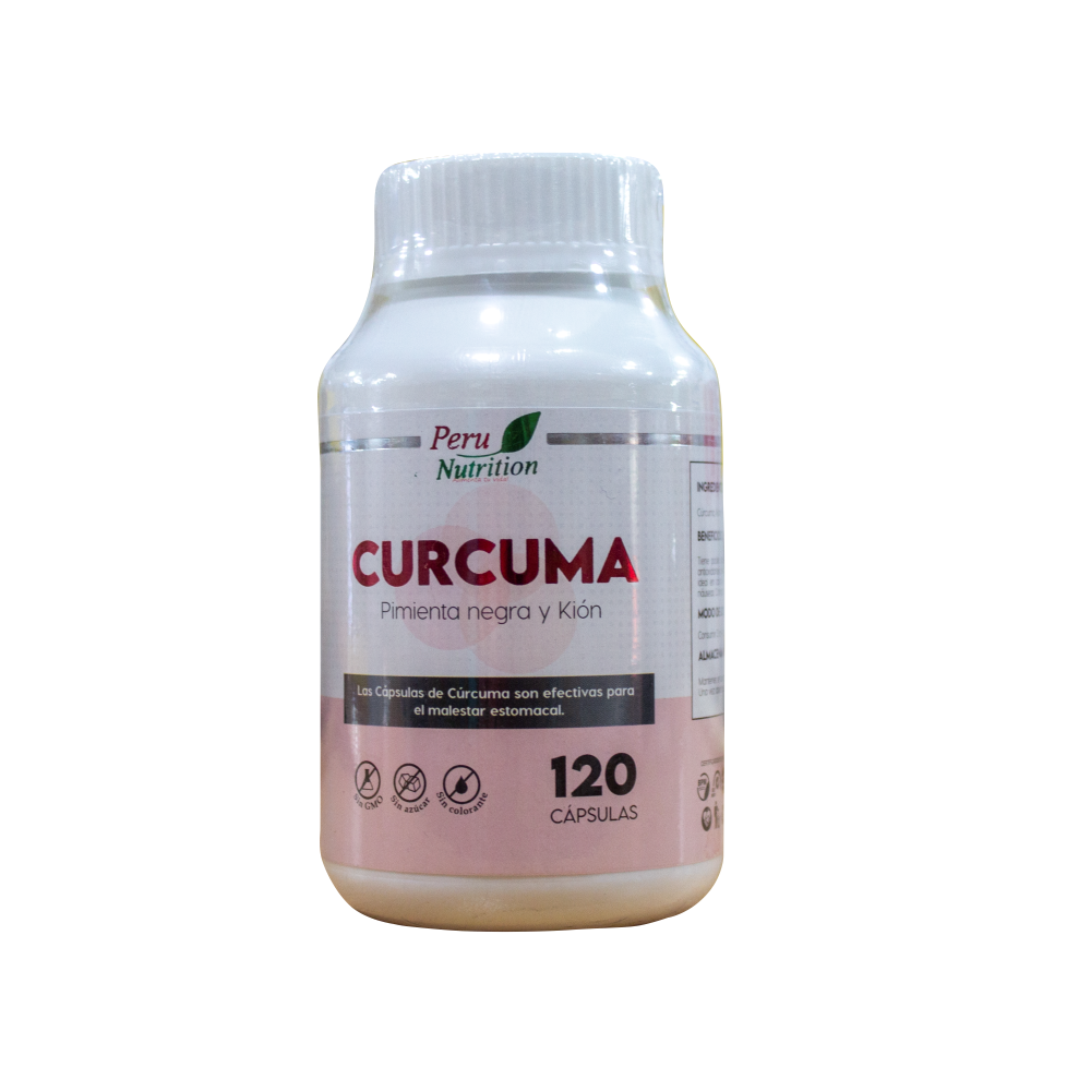Curcuma 120 capsulas Peru Nutrition