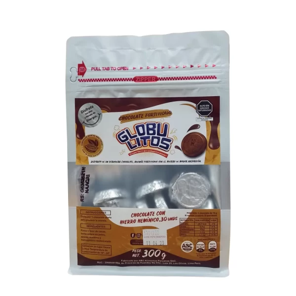 chocolate con hierro