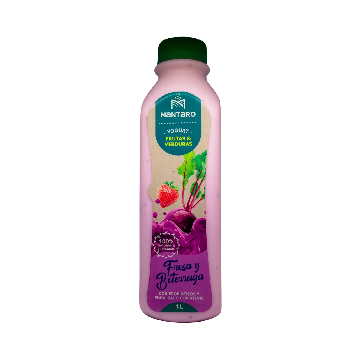 yogurt betarraga y fresa 1lt mantaro