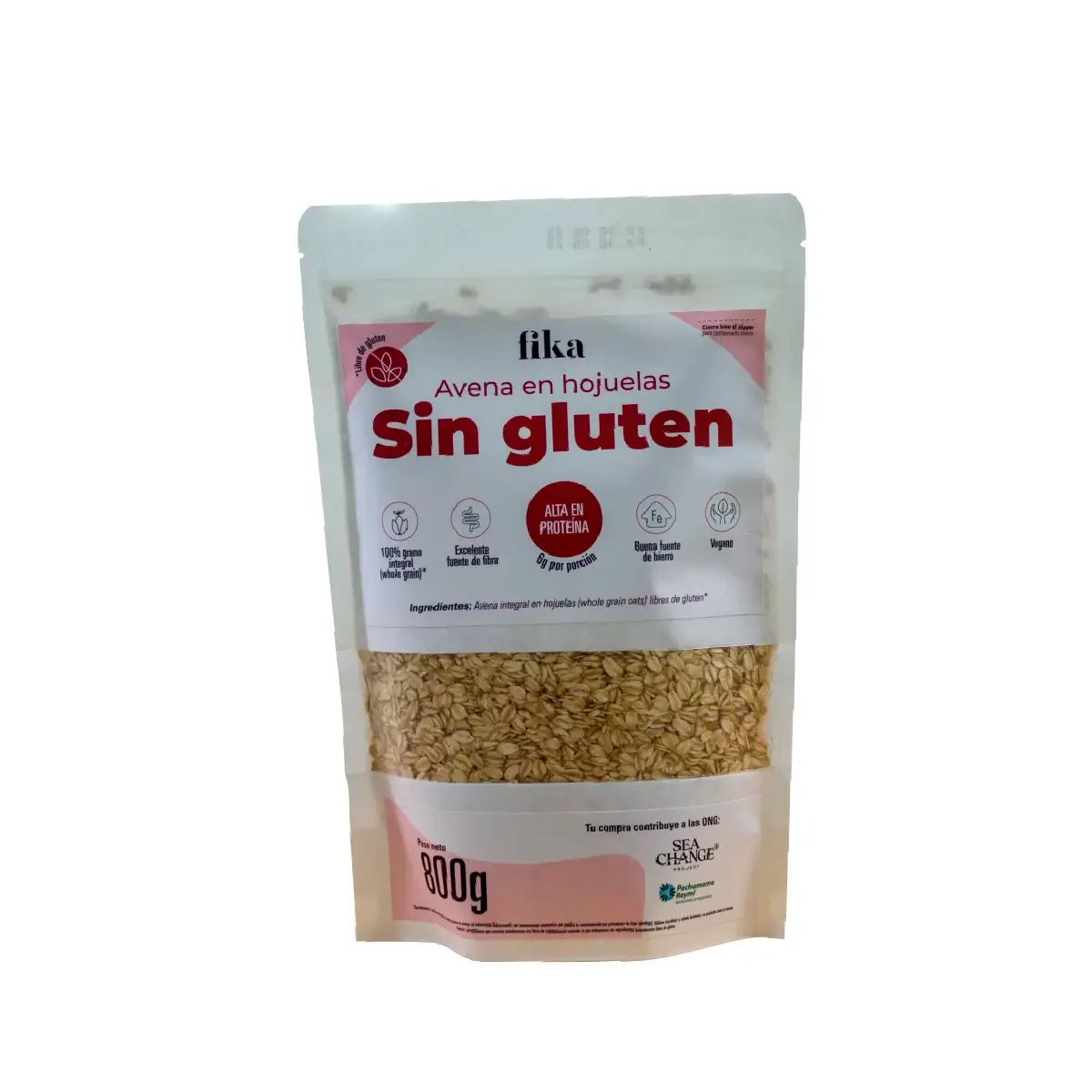 avena en hojuelas sin gluten fika