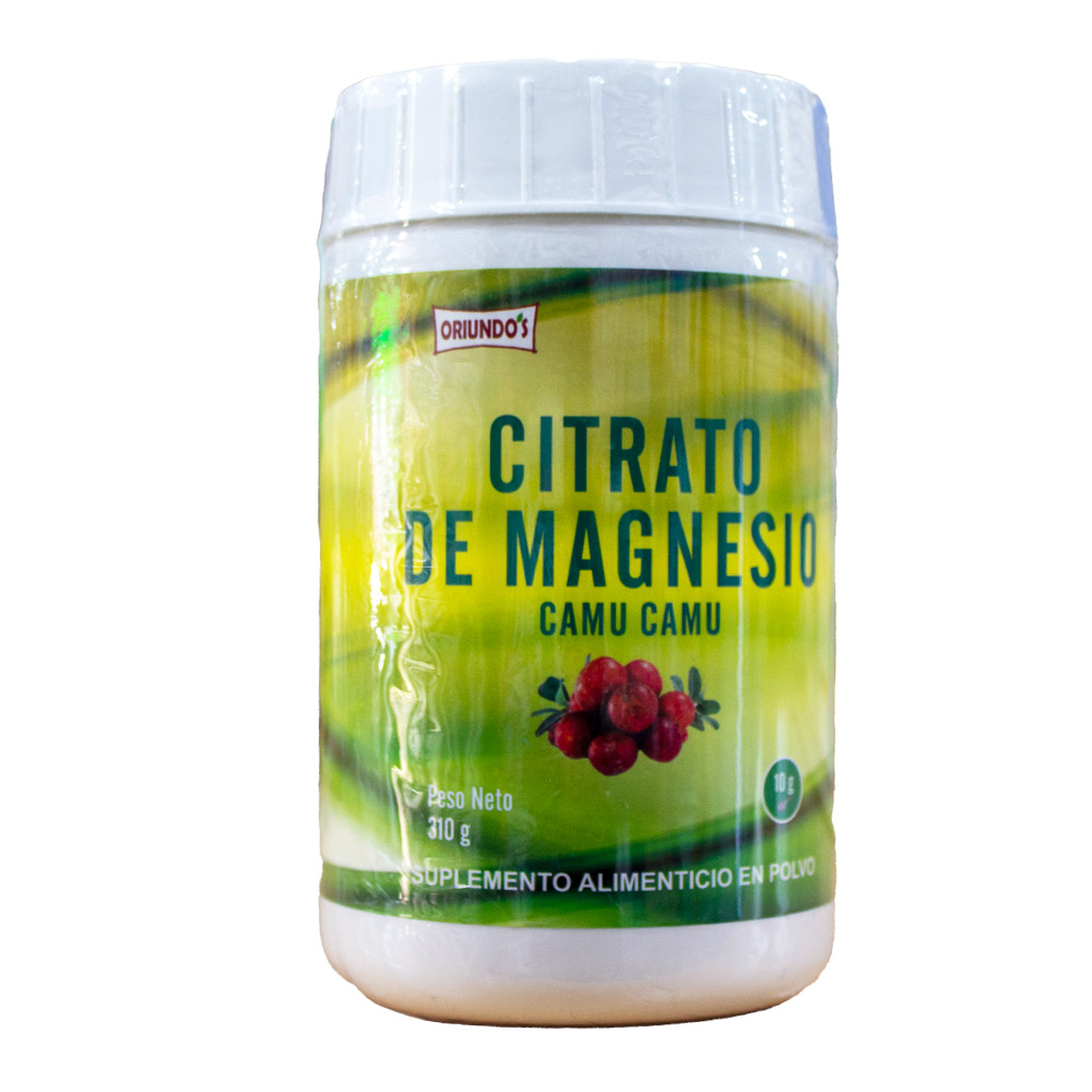 Citrato de Magnesio C/CamuCamu 310gr Oriundos