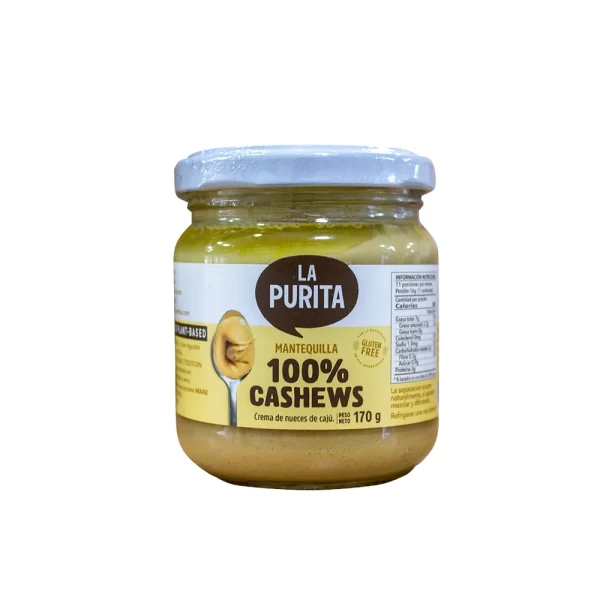 mantequilla de cash Mantequilla de Cashew