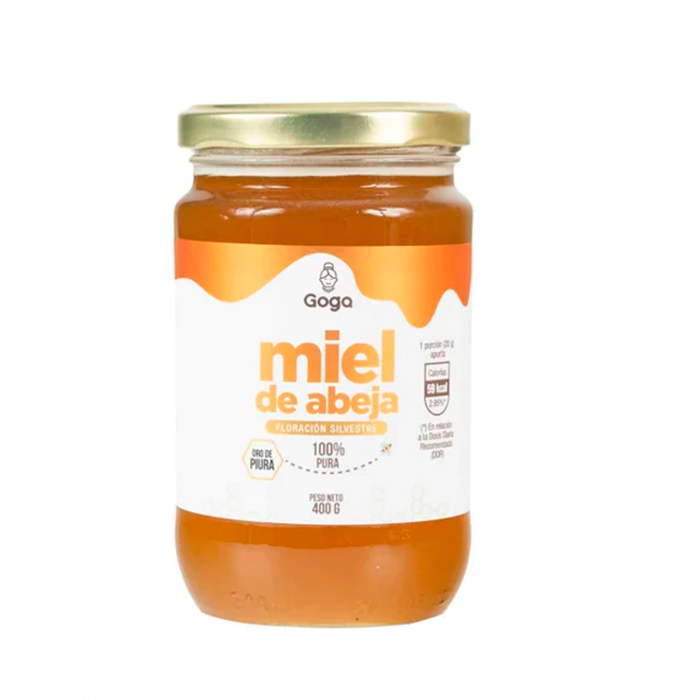 miel de abeja pasteurizada 400gr
