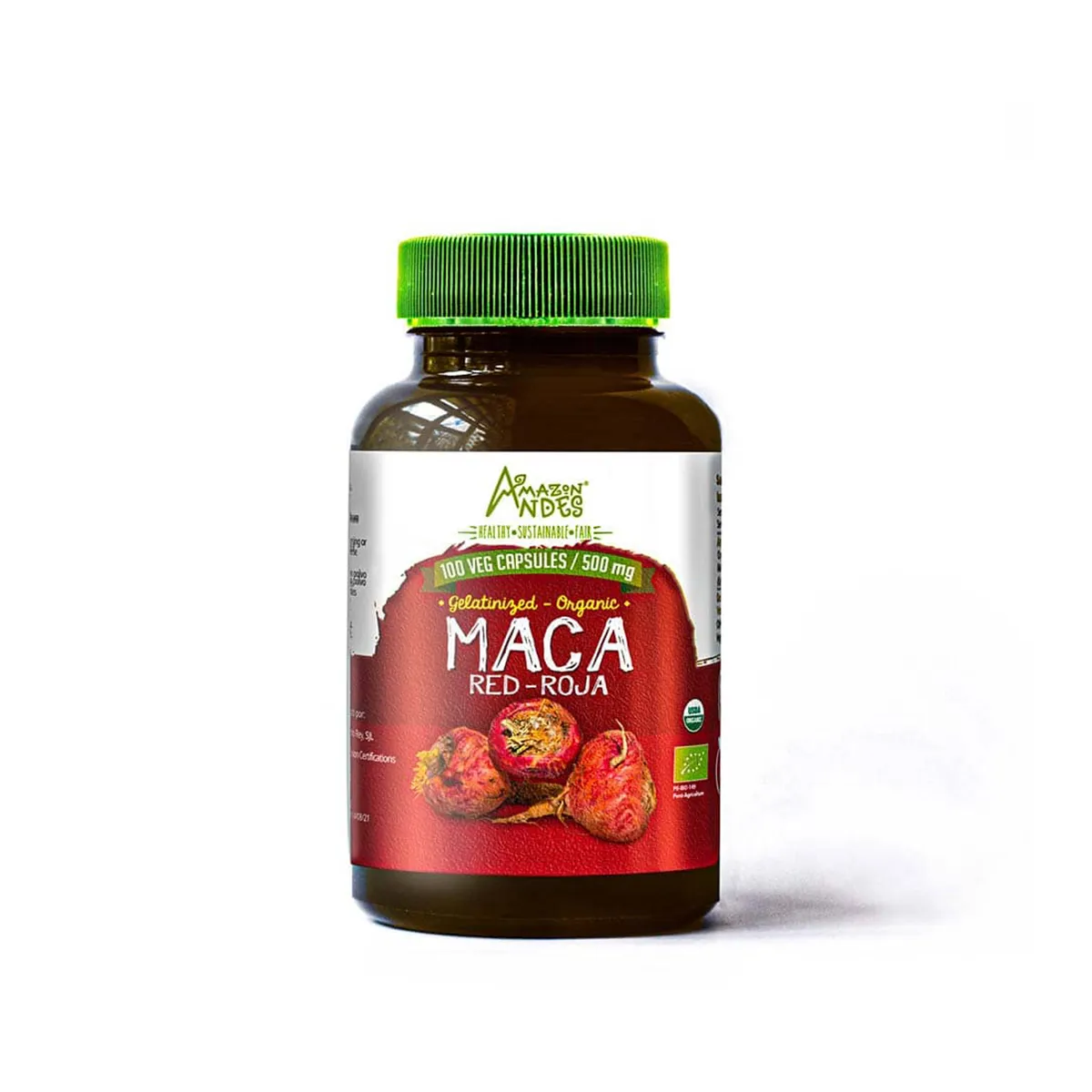 Capsulas de Maca Roja 100caps Amazon Andes