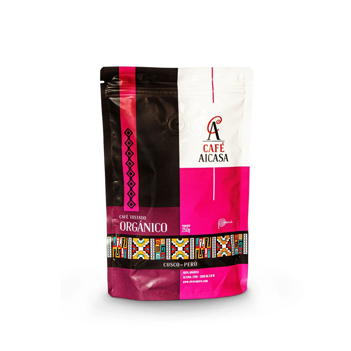 cafe tostado organico 250gr aicasa