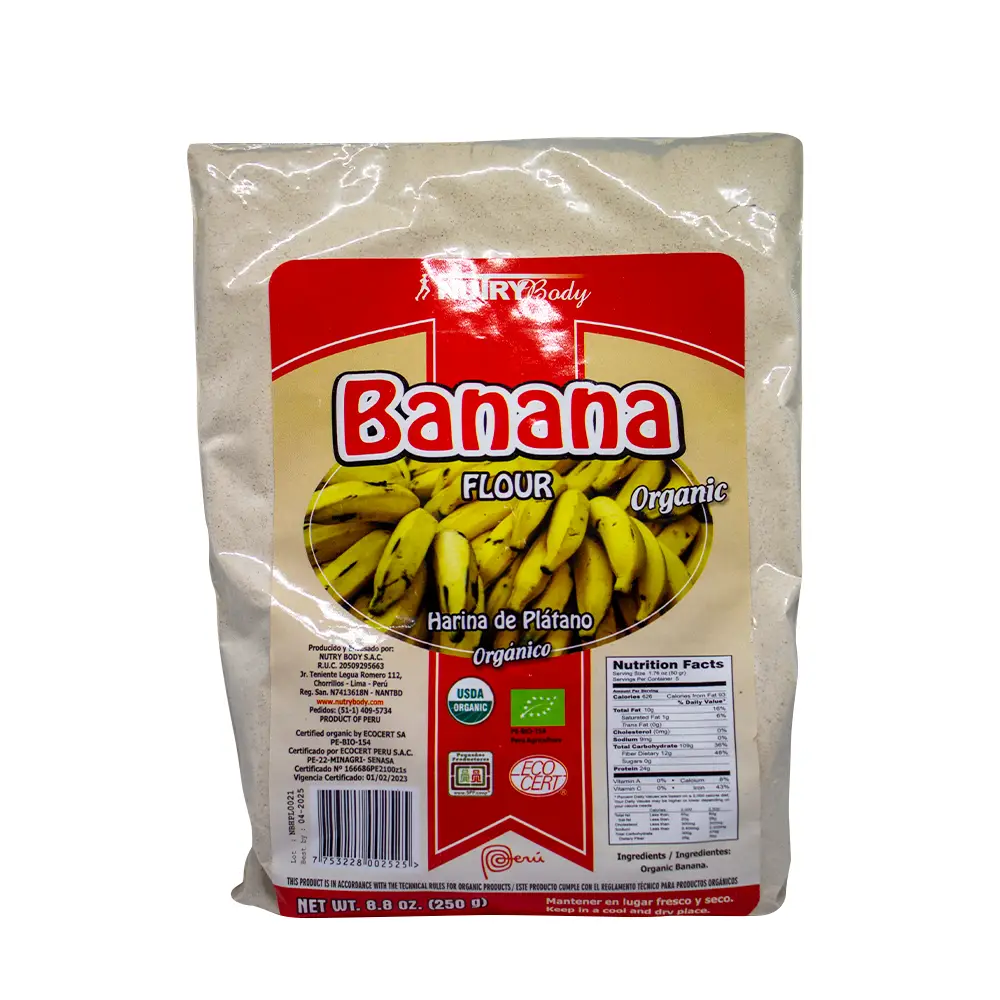harina de platano 250gr nutrybody