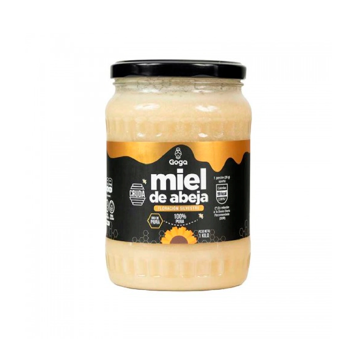 miel de abeja cruda 1kg goga