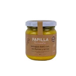 papilla licuada lentejas verduras