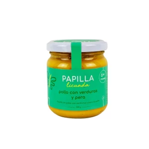 papilla licuada de pollo