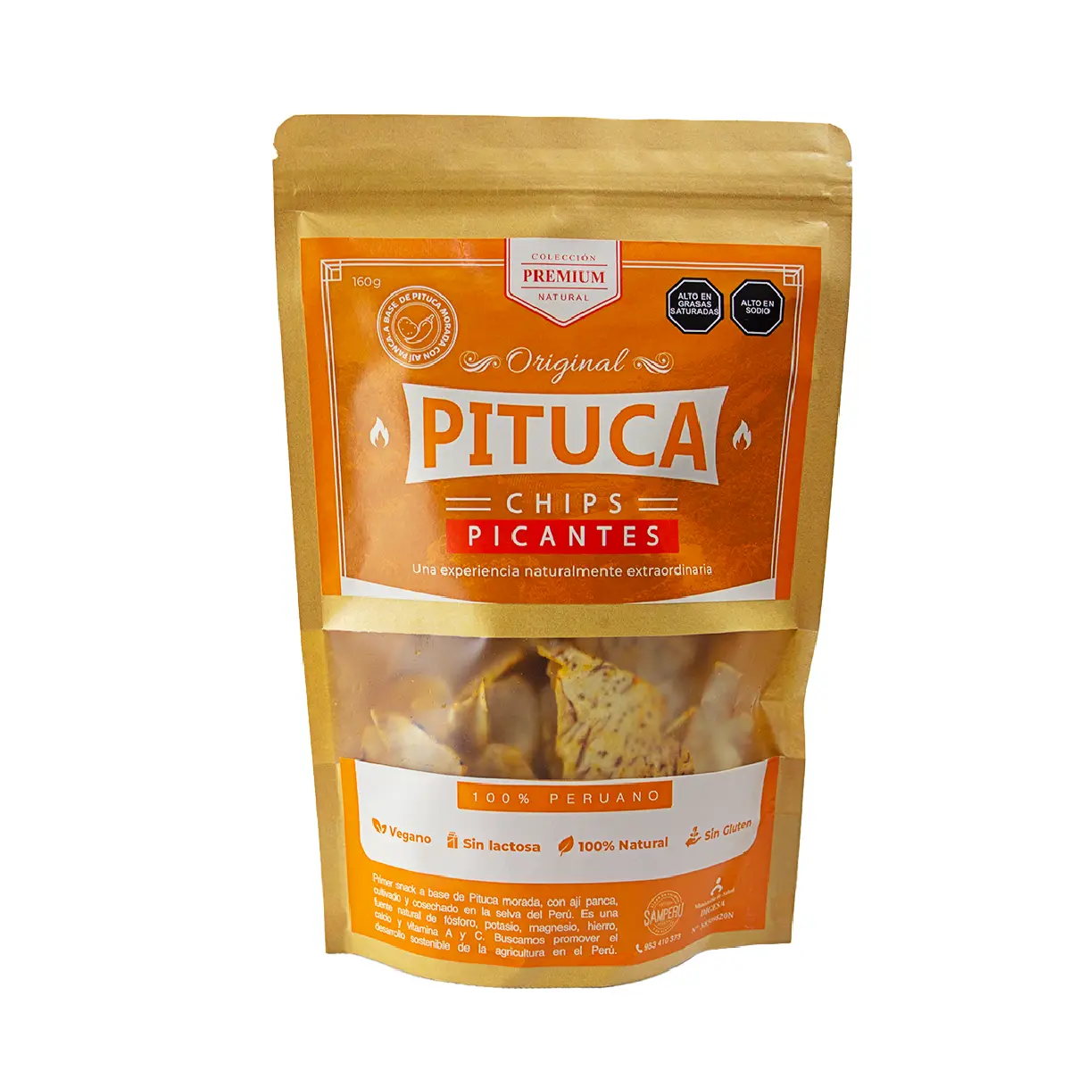 SNACKS DE PITUCA picante 160GR