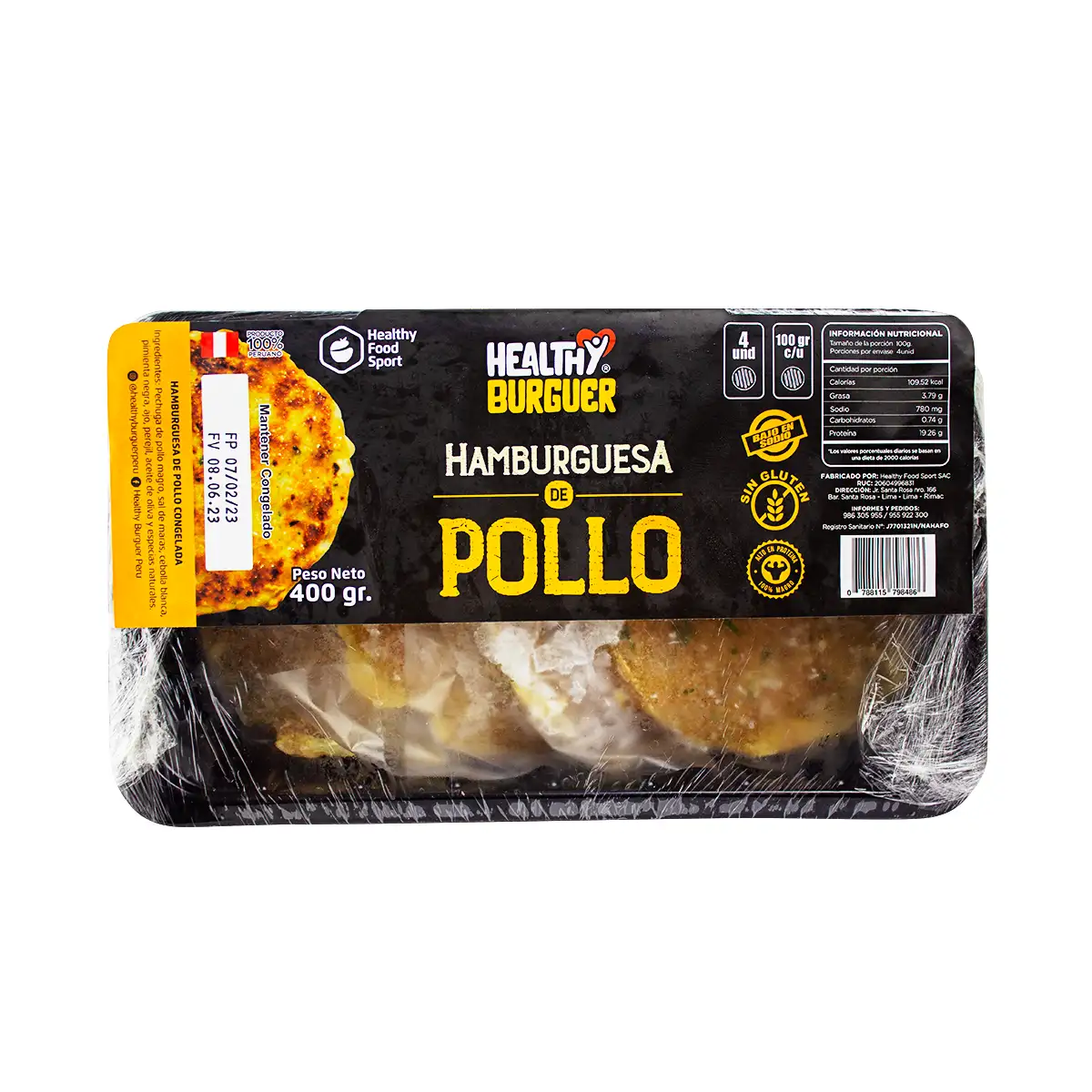 Hamburguesa de Pollo