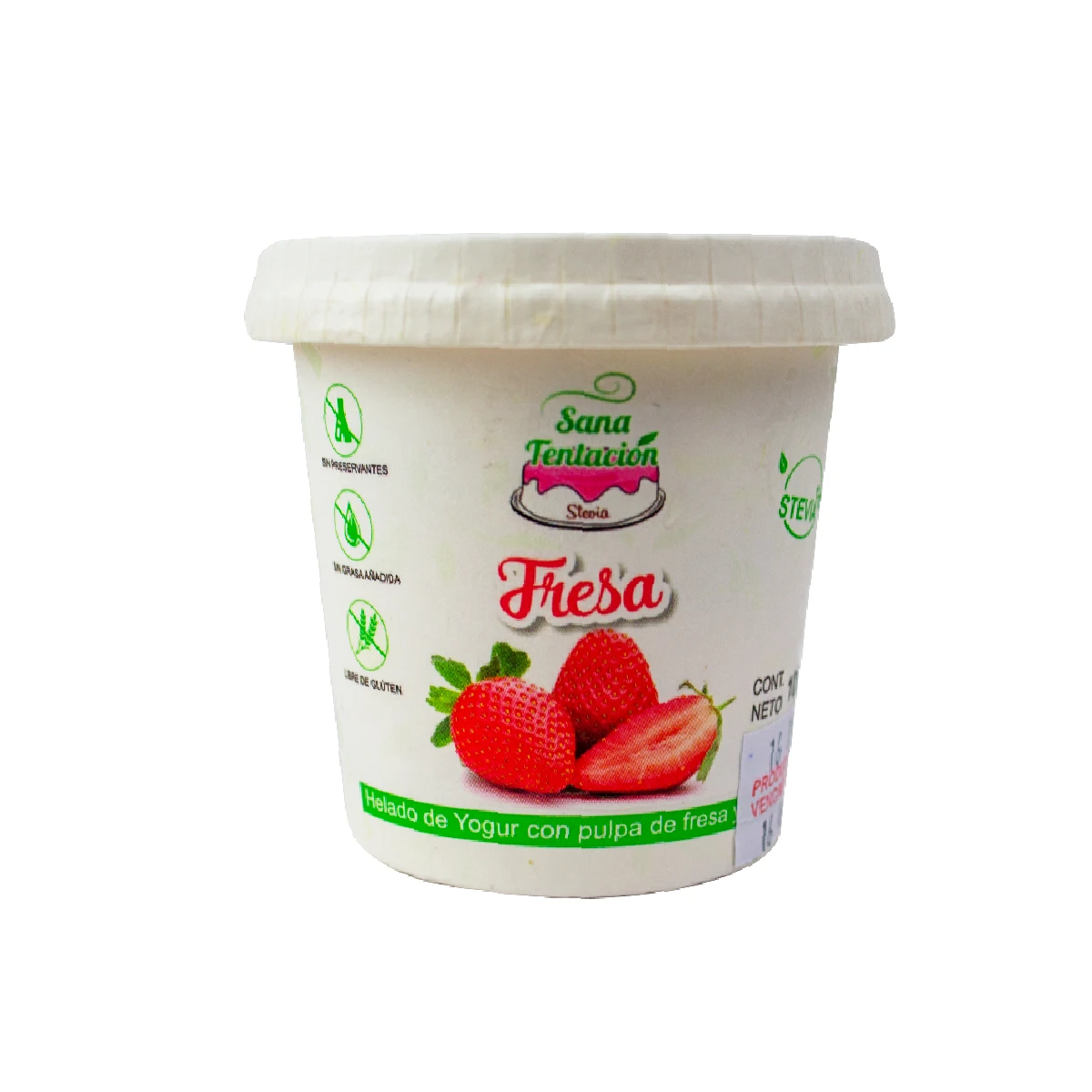 helado de fresa 100ml sana tentacion