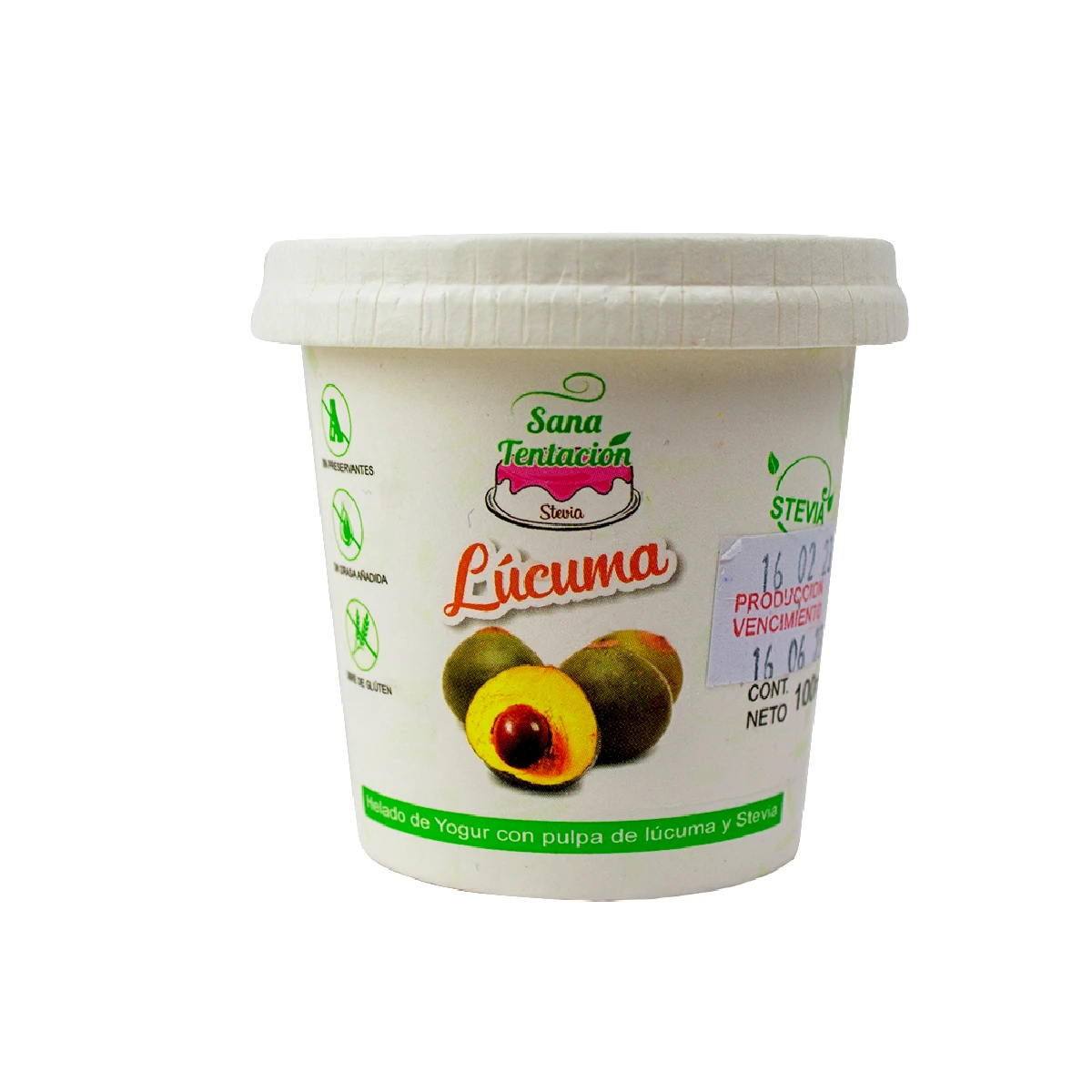helado de lucuma 100ml sana tentacion