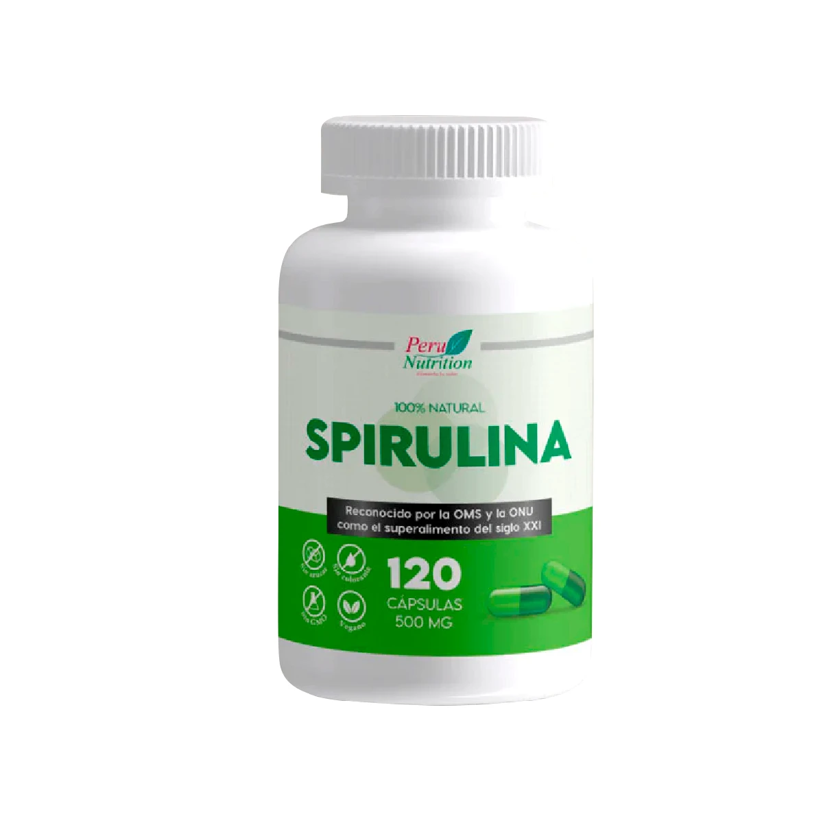 Spirulina en capsulas