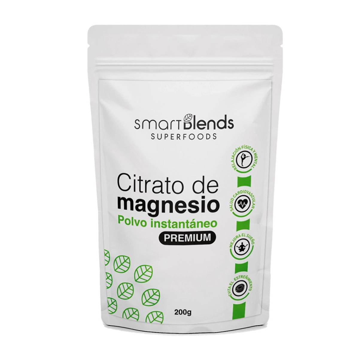citrato de magnesio premiun 200gr smarth blends