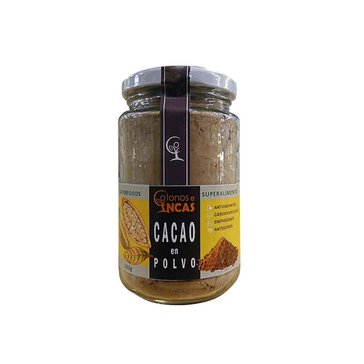 CACAO EN POLVO 160GR COLONOS