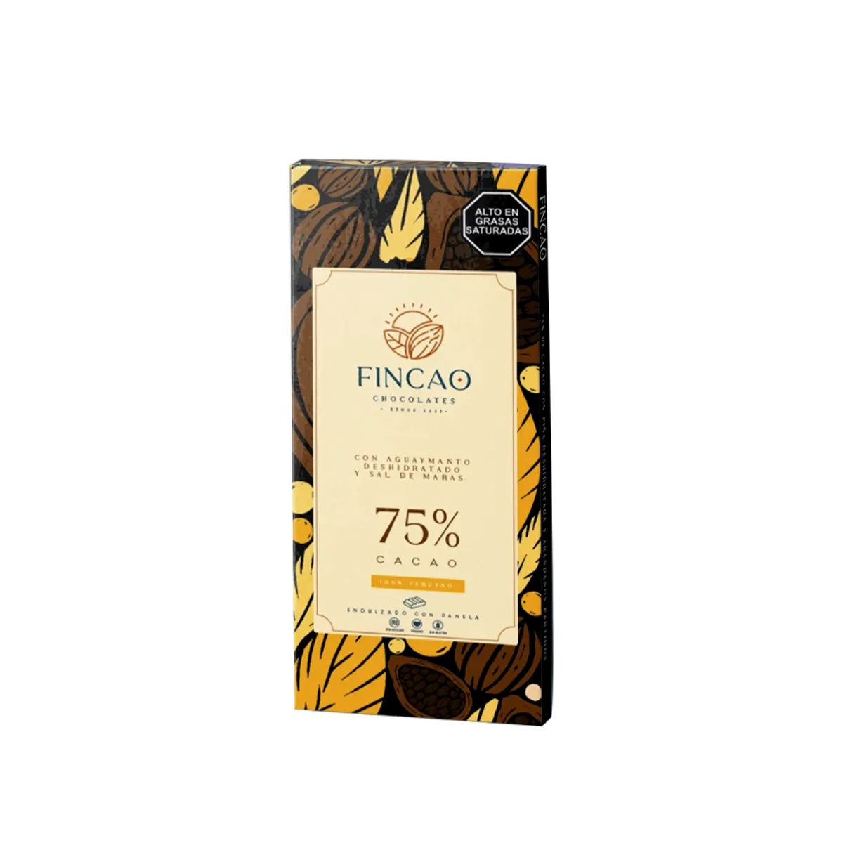 Chocolate de Aguaymanto Desh 75 50gr Fincao