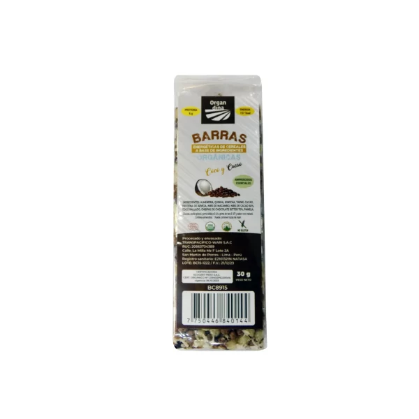 Barra Energetica Coco Cacao