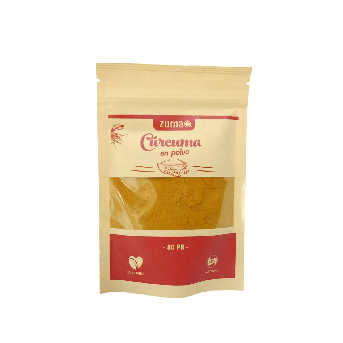 curcuma en polvo 80gr zumaq