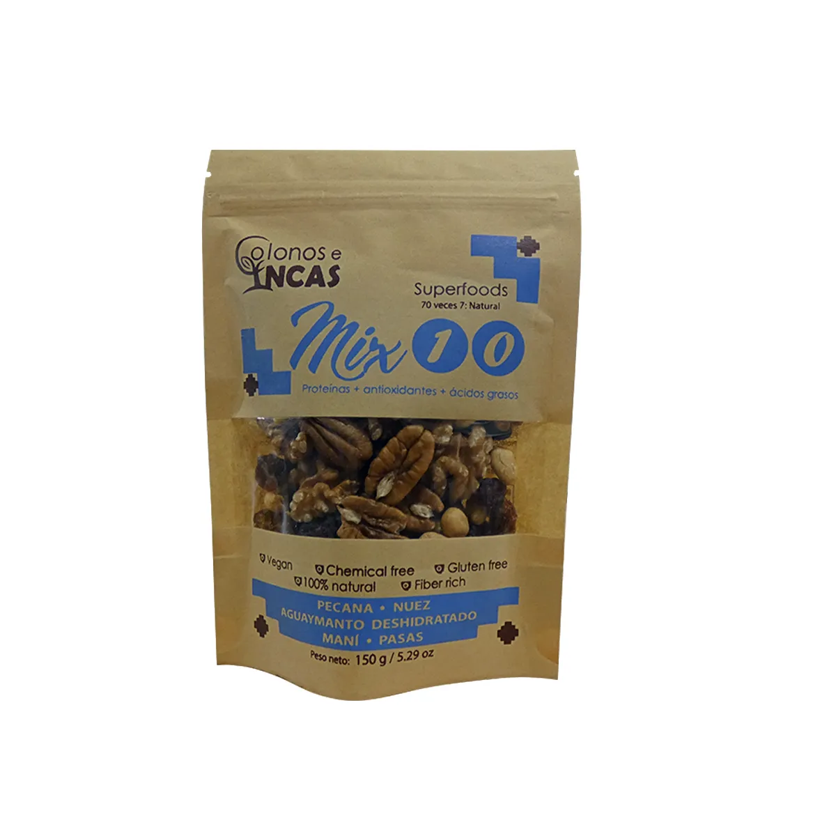 mix 150gr colonos e incas