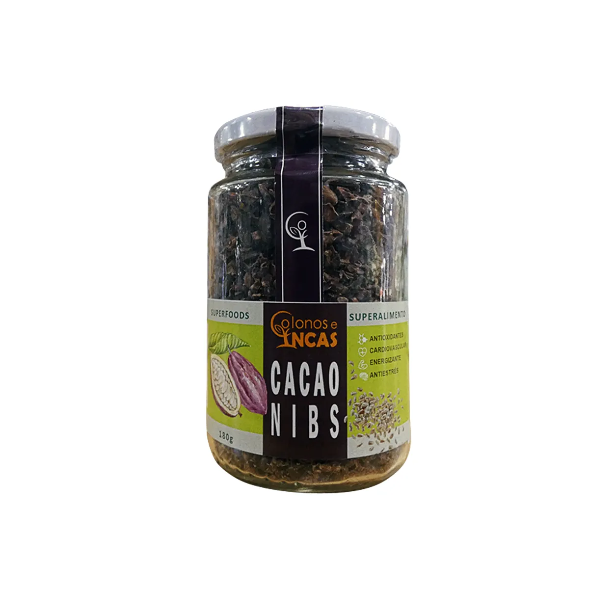 nibs de caca 160gr colonos e incas