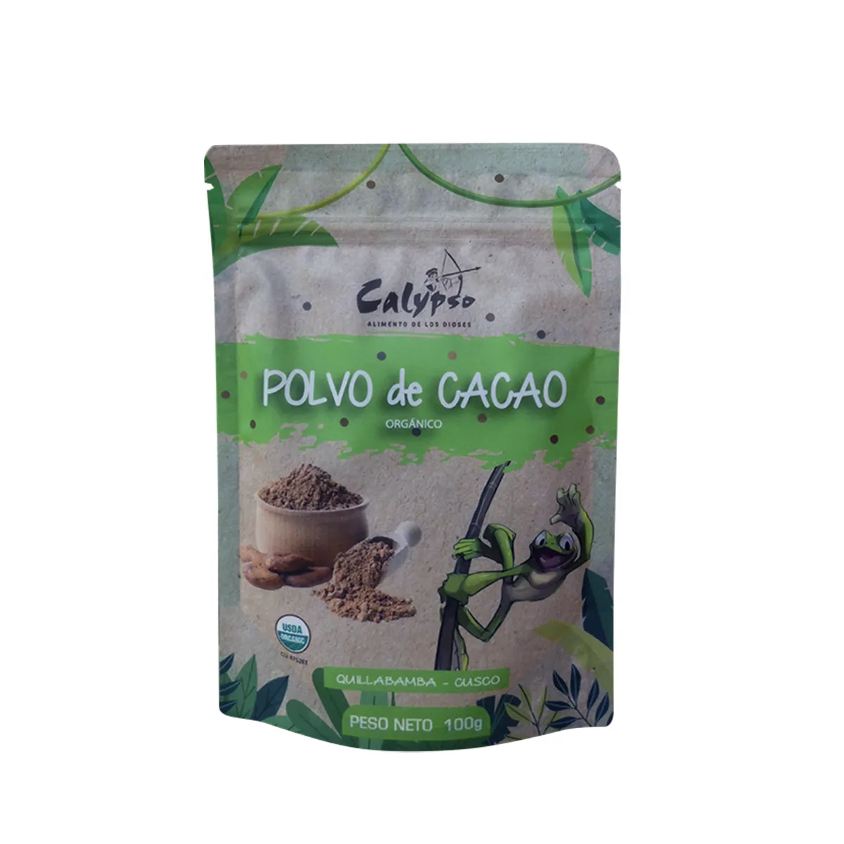 polvo de cacao 100gr calypso