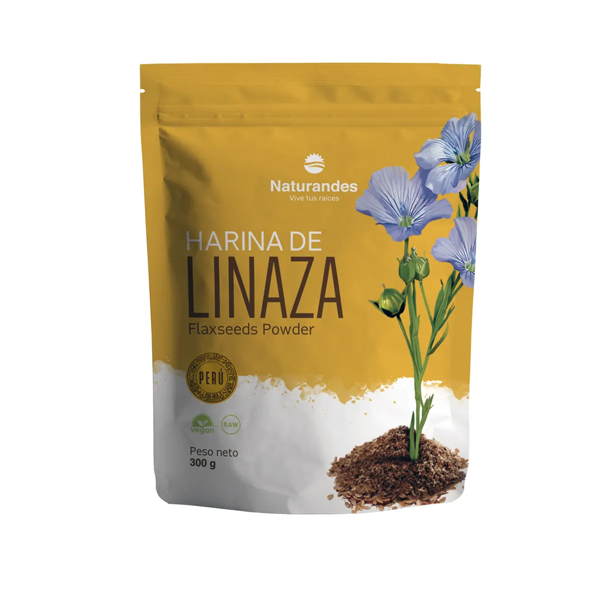 harina de linaza 300gr naturandes