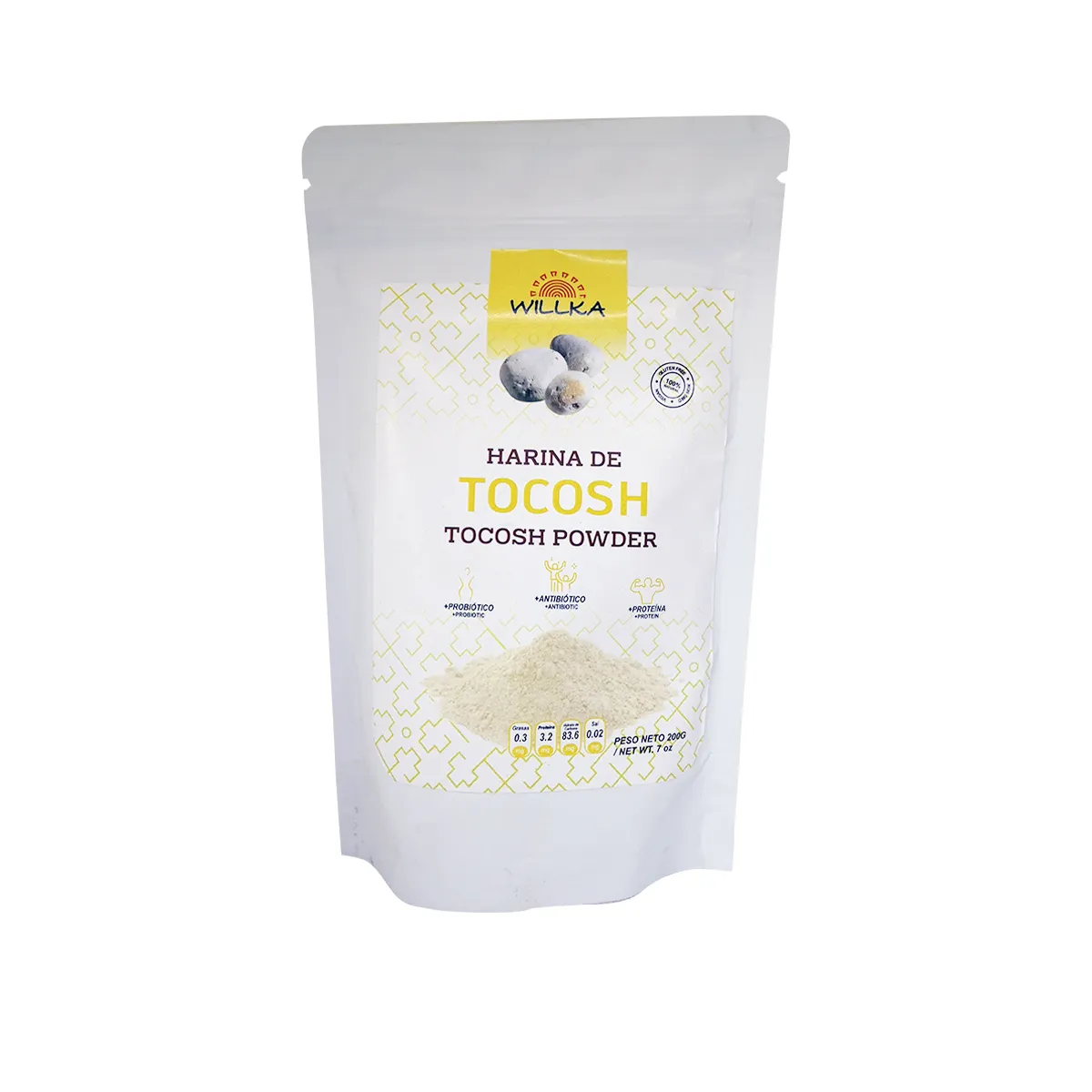 harina de tocosh 200gr willka