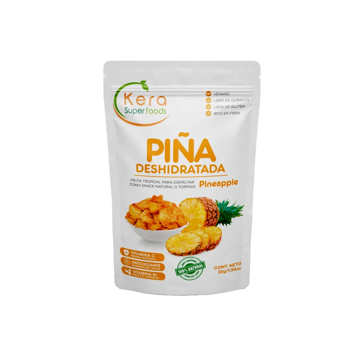 piña deshidratada kera