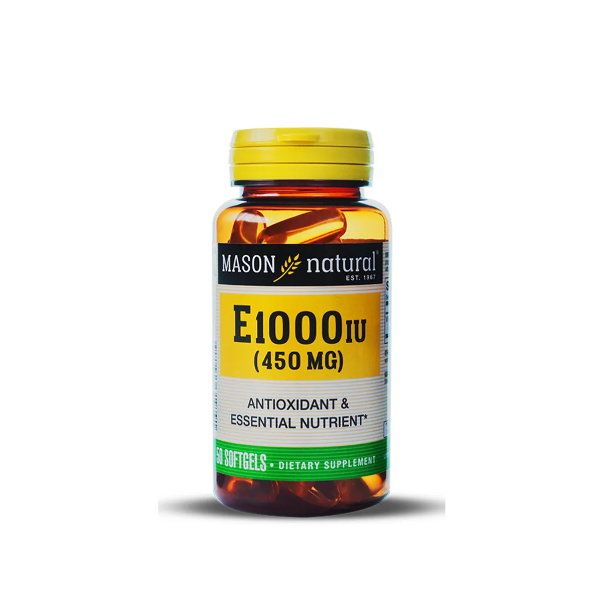 E1000 IU 450mg 50caps Mason Natural