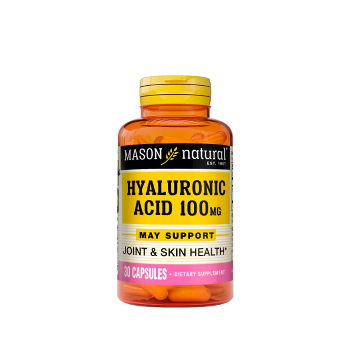 Hyaluronic 100mg 30caps Mason Natural