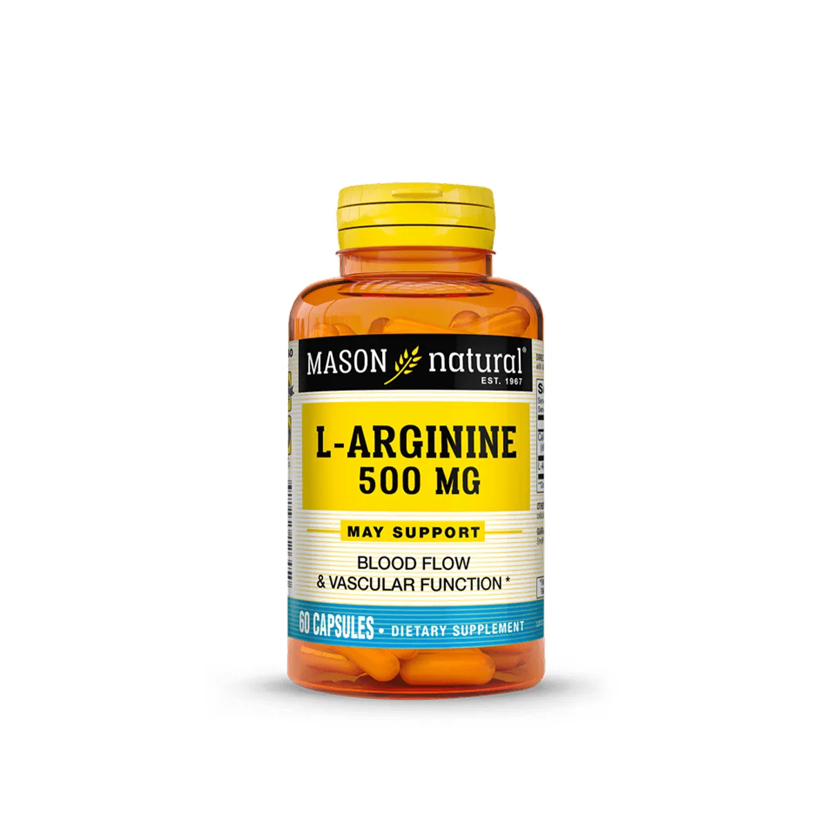L-Arginine 500 MG 60caps Mason Natural