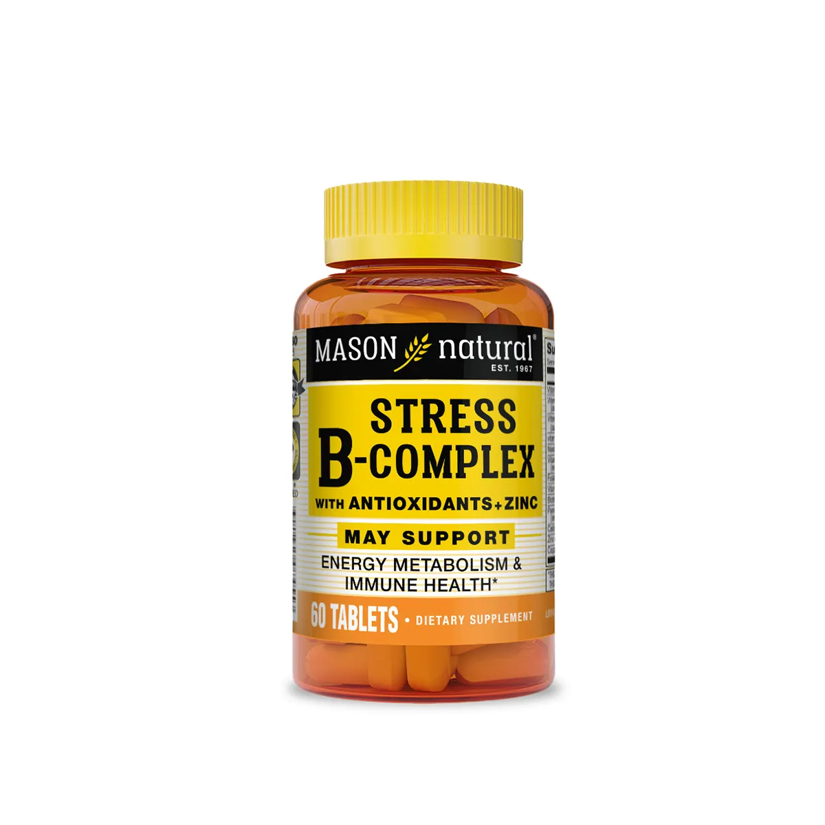 Stress B Complex Antioxidants Zinc 60tabs Mason Natural
