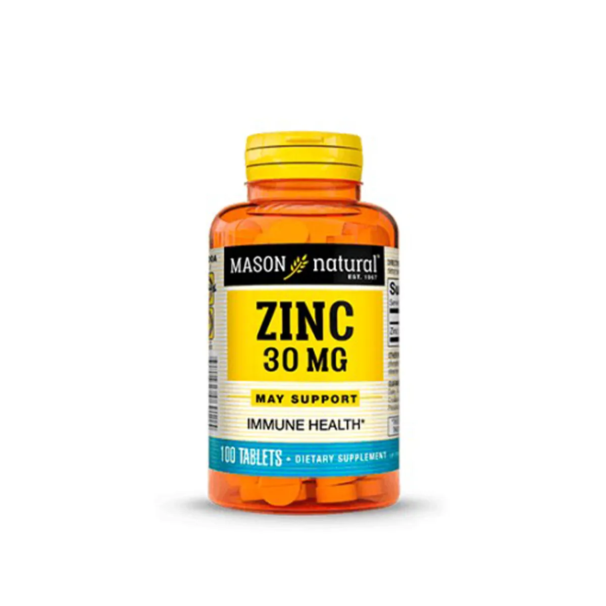 Zinc 30MG 100tabs Mason Natural