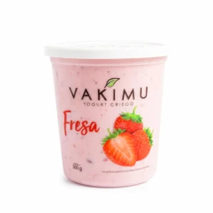 Yogurt Griego de Fresa 500gr Vakimu