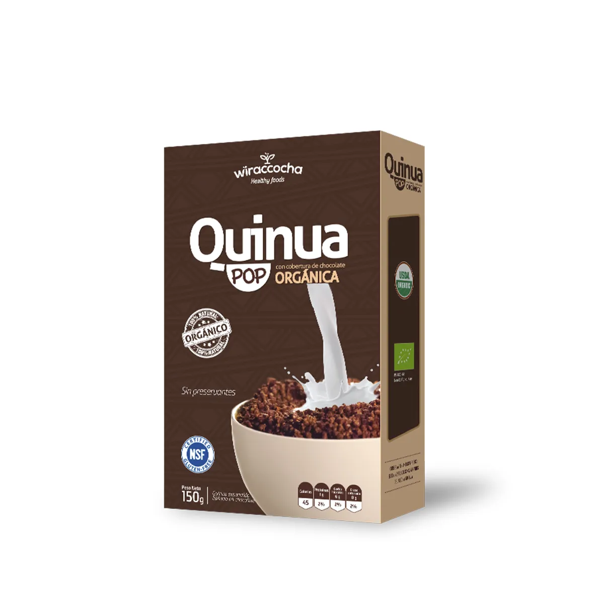 quinua pop chocolate