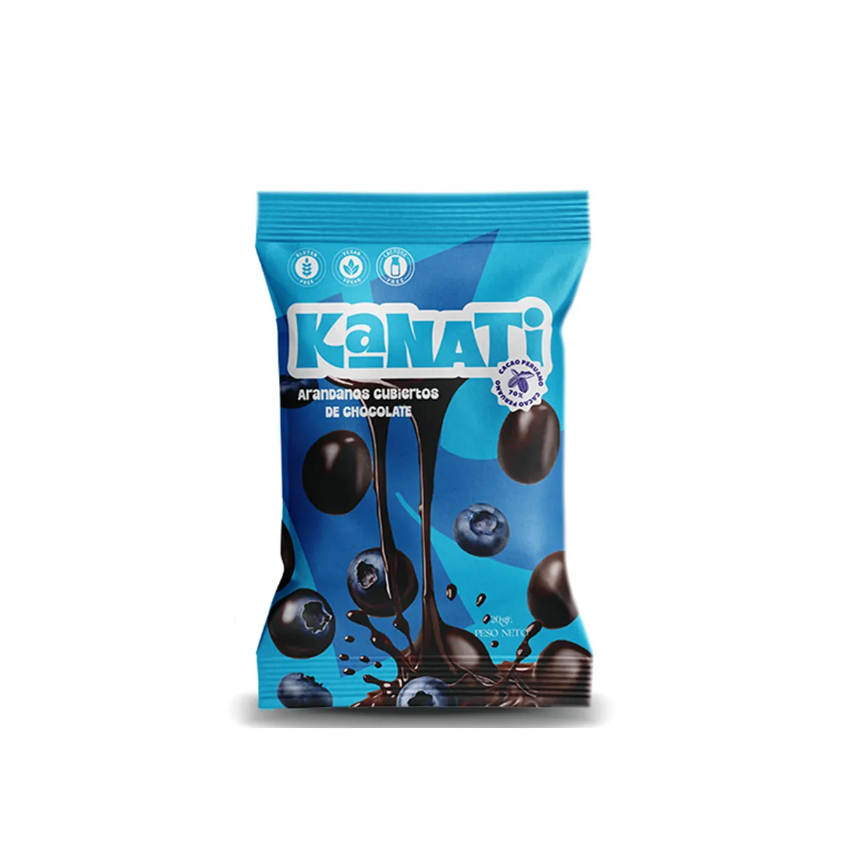 Arándanos Cubierto De Chocolate 20gr Kanati