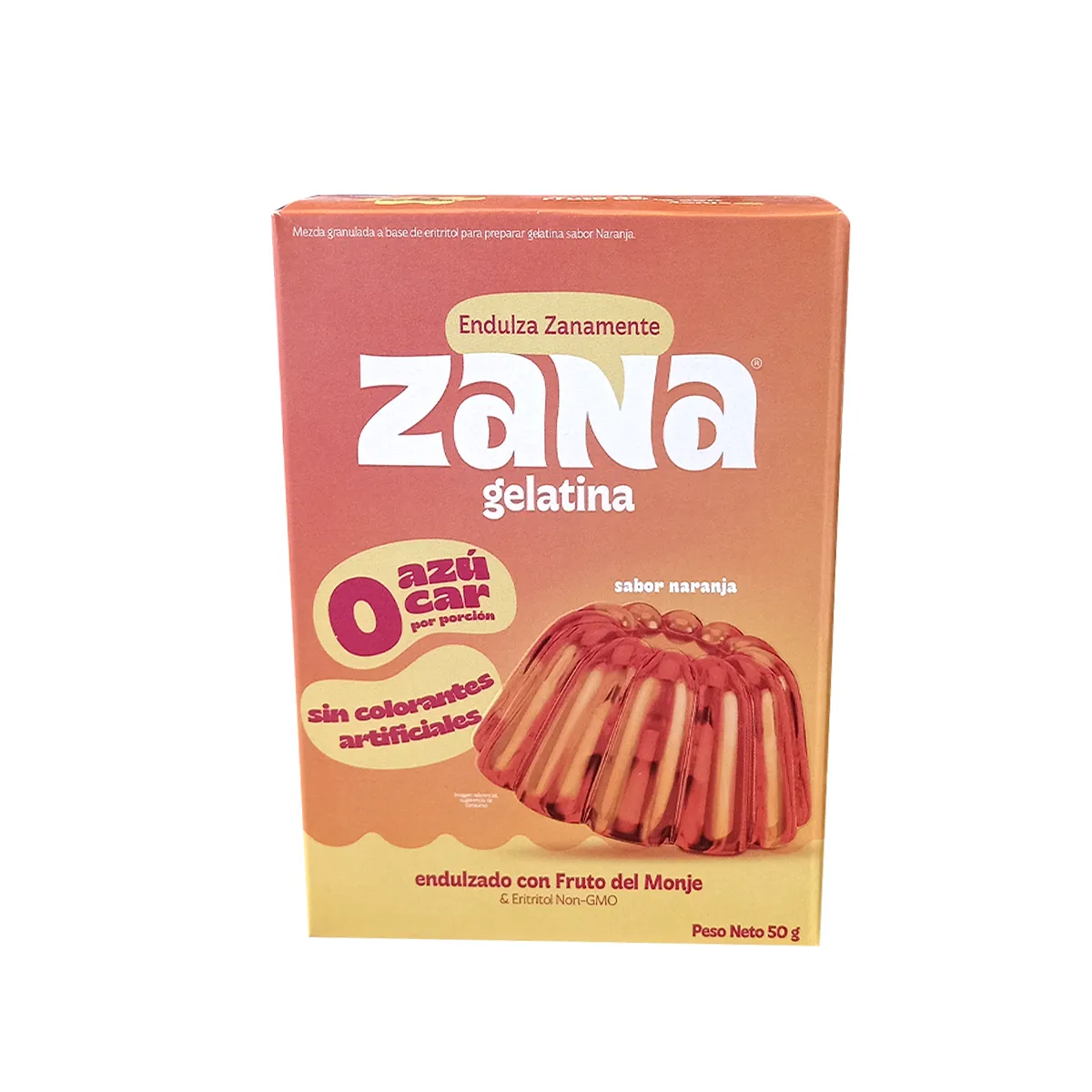Gelatina de Naranja 50gr zana