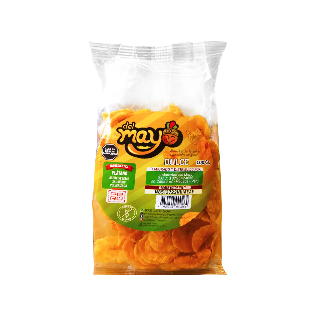 Chifle Dulce 100gr Del Mayo