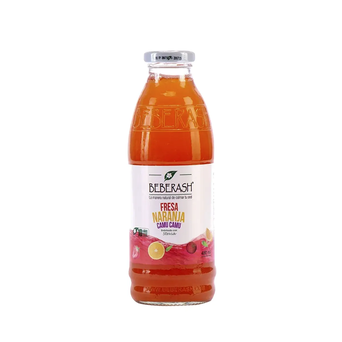 Bebida de Fresa Naranja & CamuCamu 480ml Beberash