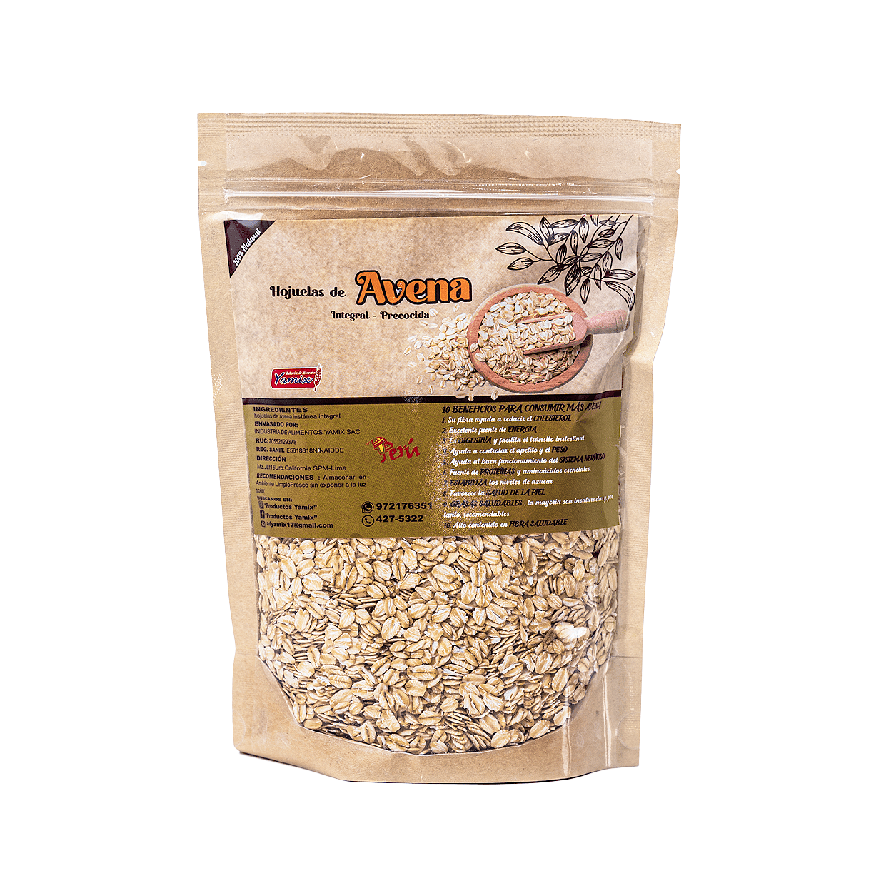 Hojuelas de Avena 1kg Yamix
